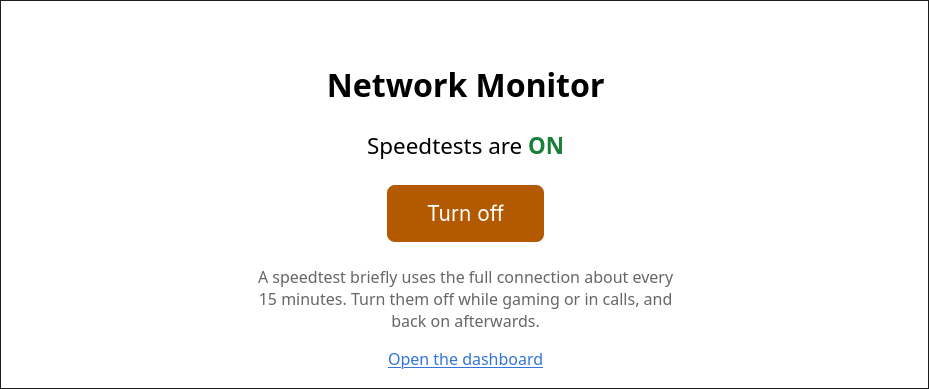 Control Page